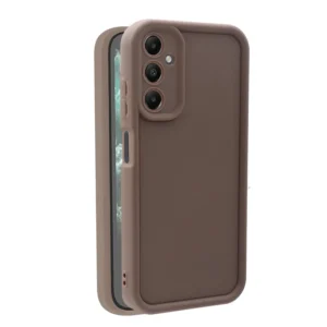 کاور پک سه عددی مدل Puffer مناسب برای گوشی سامسونگ Galaxy A05s – رنگ مشکی-زرشکی-قهوه ای